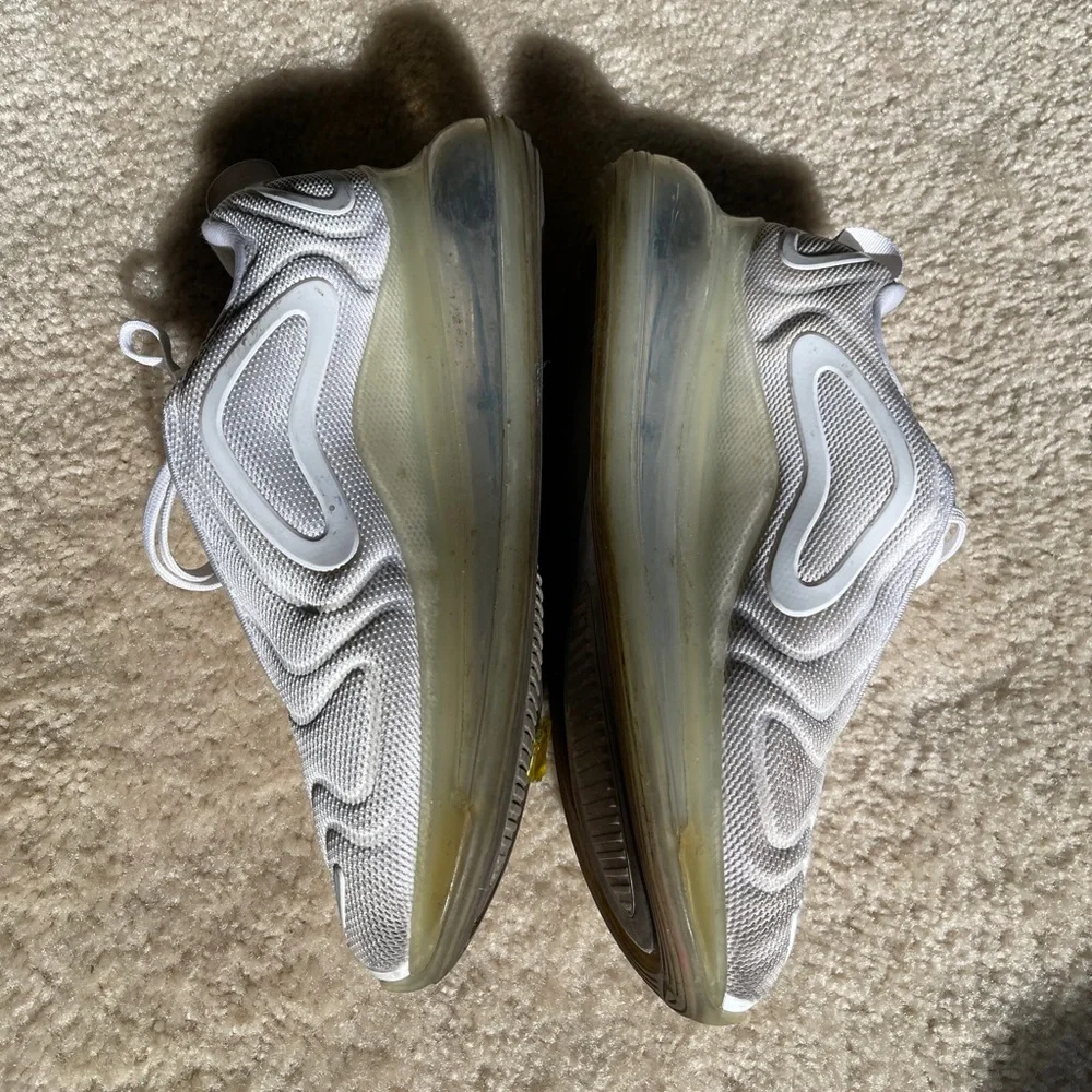 Nike White Air Max with Transparent Sole